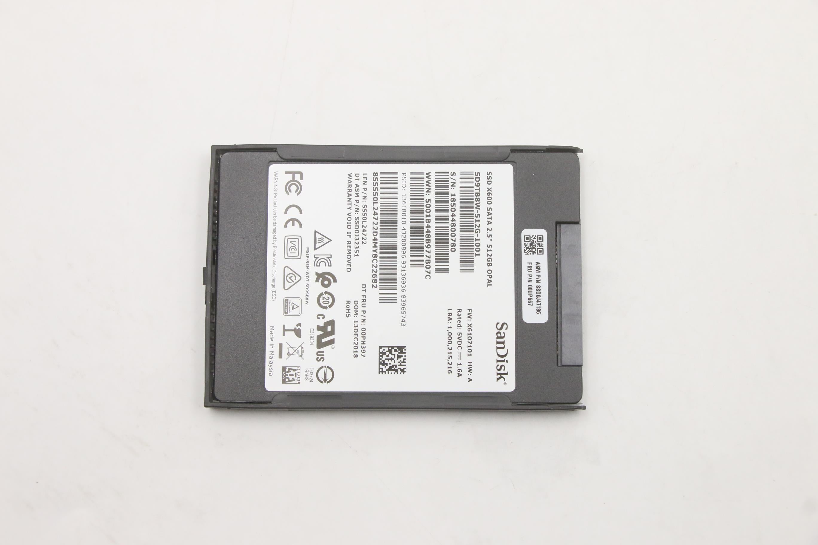 Lenovo 512G257Mmsata6Gsdkopal - 00UP667