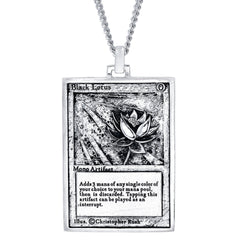 Magic: The Gathering X RockLove Black Lotus Miniature Card Necklace