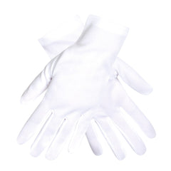 Handschuhe weiß – Basic Kurz-Handschuhe bis Handgelenk für Kostüm, Party & Karneval