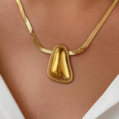 Triangle Snake Chain Necklace