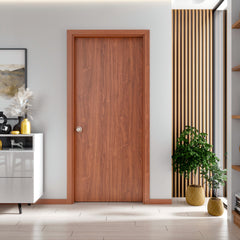 Puerta Cedro 75x200cm Foil sin Marco y sin Chapa - PUERTAS | Bylmo