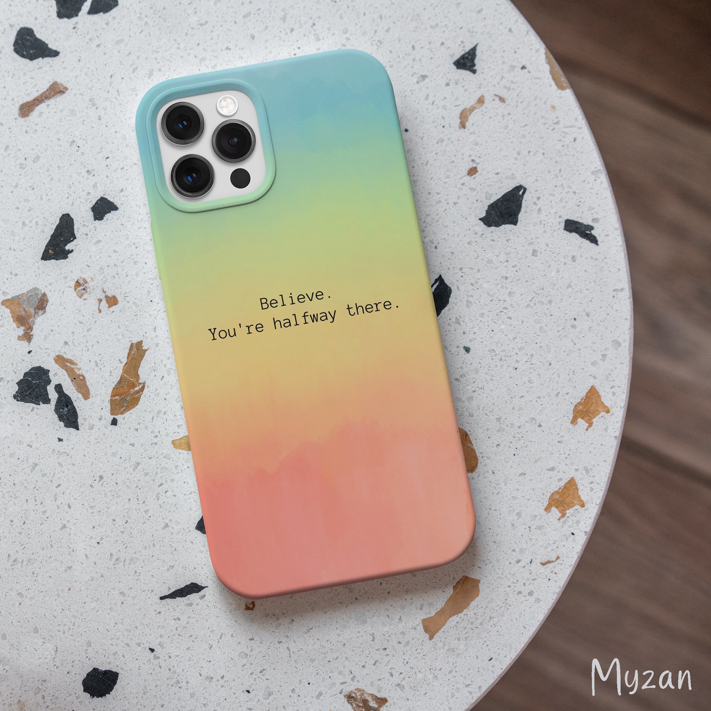AC091 - Believe - Quotation Mobile Case - Myzan