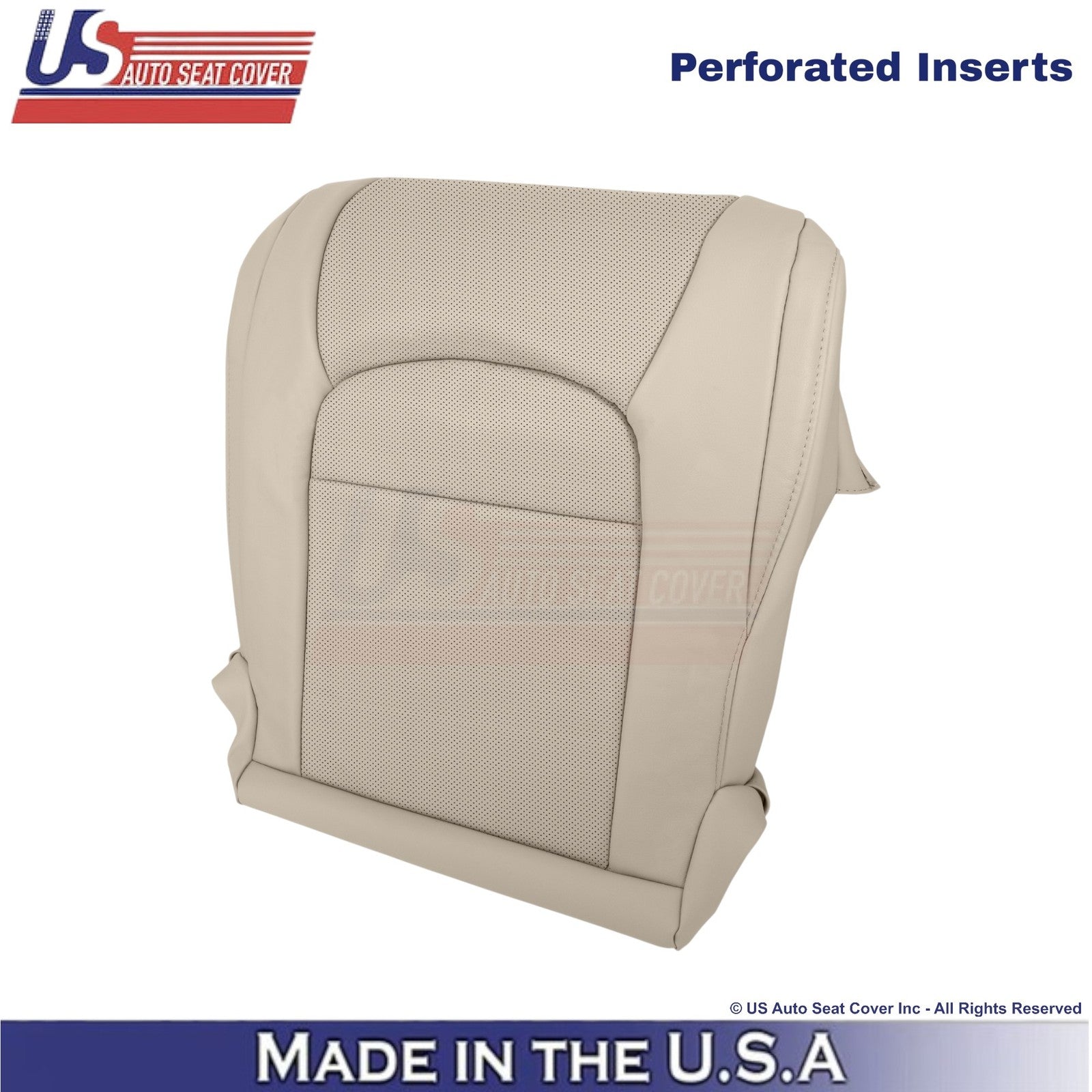 2008-2021 For Toyota Land Cruiser Leatherette Perf. Driver Bottom Cover Sand