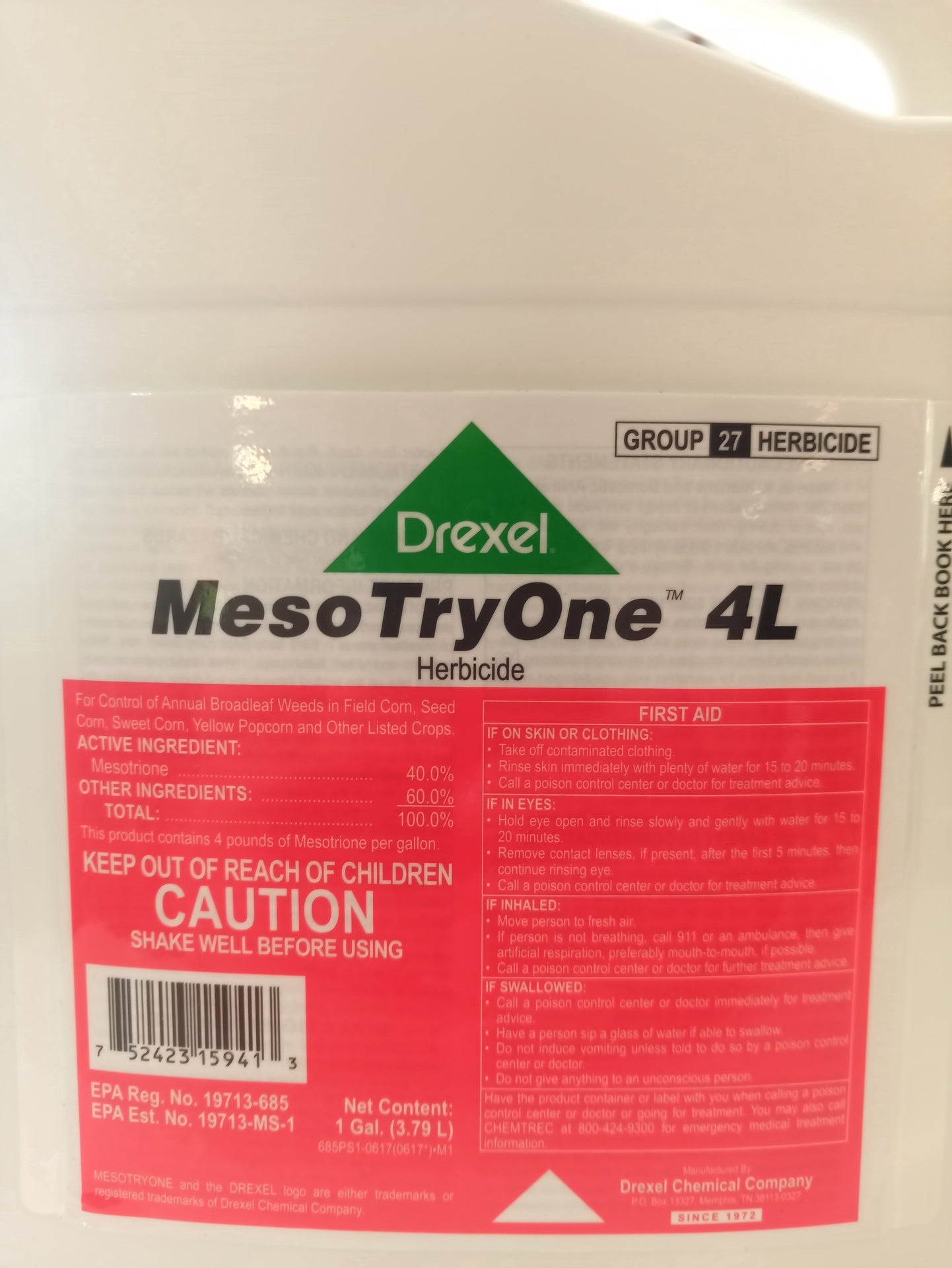 Mesotrione Herbicide 1 gal Sotrion Cavallo Explorer EPA 100-1131-534 Cavallo EPA 91234-75 Explorer EPA 100-1131