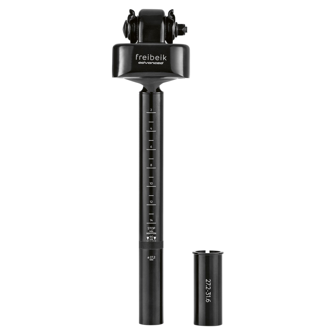 Sattelstütze mit Adapter