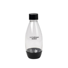 SodaStream 1748221010 Black Source Carbonating Bottles, 0.5 L, 2 Pack