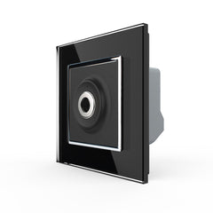 Livolo Berührungsloser Lichtschalter Schwarz inkl. Glasblende