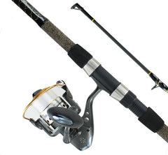 AQST CK2000 Spinning Fishing Reel with collapsing 5' rod