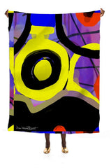 Jean Marie Bowcott Art to Wear M series 100 silk Scarf