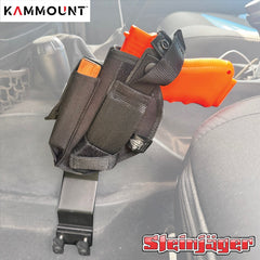 KAMMOUNT™ CENTER CONSOLE FIREARM MOUNT KIT. PATENT PENDING. MADE IN THE USA. FITS 2005 TO PRESENT JEEP GRAND CHEROKEE 4X4.