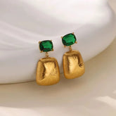 Emerald Drop Earrings
