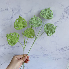 Lilyrosy crochet small monstera leaf pattern ( US terms)