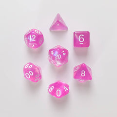 Dice 7-set Forest (16mm) Dream in Bloom / White