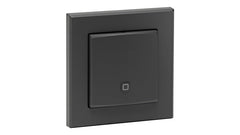 Homematic IP Wired Smart Home Temperatur- und Luftfeuchtigkeitssensor – innen, anthrazit, HmIPW-STH-A