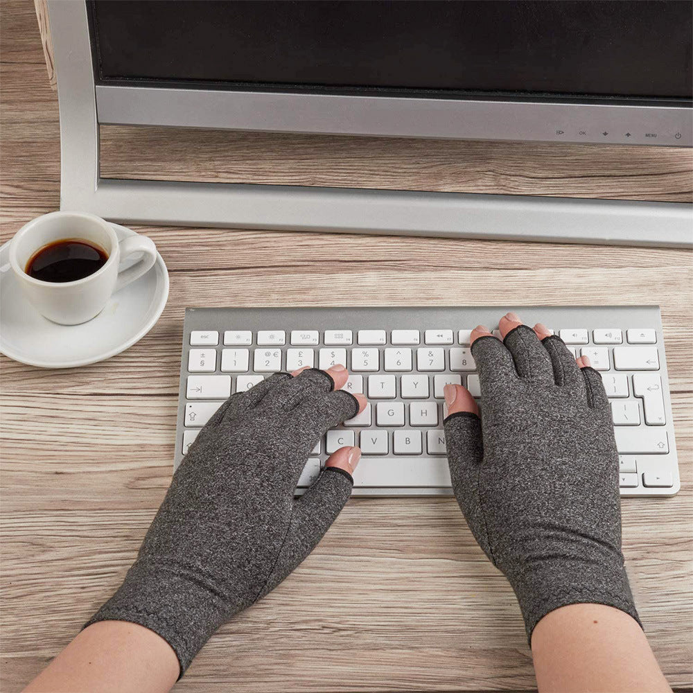 Kompressions-Rheuma-Handschuhe mit offenen Fingerspitzen
