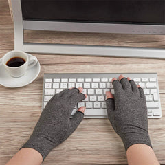 Kompressions-Rheuma-Handschuhe mit offenen Fingerspitzen