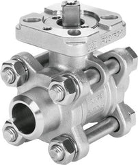 Válvula de bola VZBA-11/2"-WW-63-T-22-F0507-V4V4T