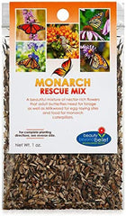 Monarch Butterfly Rescue Wildflower Seeds Bulk Open-Pollinated Wildflower Seed Packet, No Fillers, Annual, Perennial Milkweed Seeds for Monarch Butterfly 1Oz