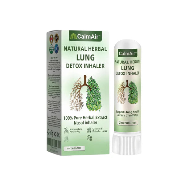 CalmAir™ Inhalateur de détoxification pulmonaire | 97 % de contaminants en moins : respirez librement en seulement 15 minutes !