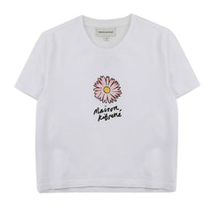 Maison Kitsune Floating Flower Baby T-Shirt 91566658