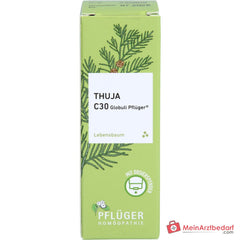 Pflüger Thuja extern Globuli Thuja occidentalis C30 (10 mg) 10 g