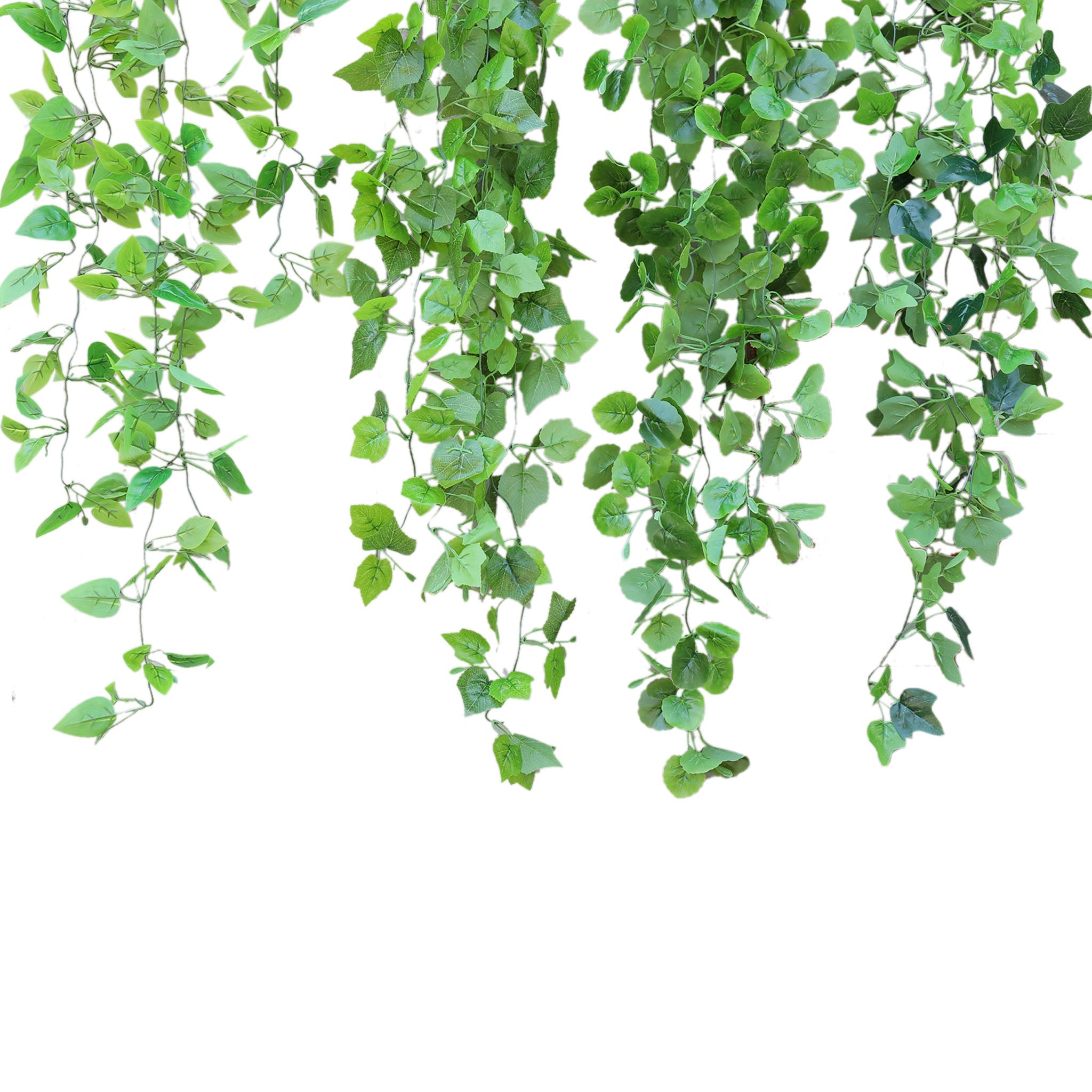 Fake Hanging Plant Vines Ivy Pothos Grape Leaf Vine