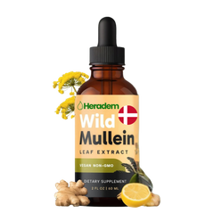 Heradem™ Mullein Lung Drops | Fjerner 87 % af slim i lungerne på 5 dage – ånd frit og ubesværet igen