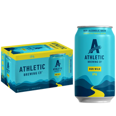 Athletic Brewing Run Wild IPA 12oz 6 Pack Cans