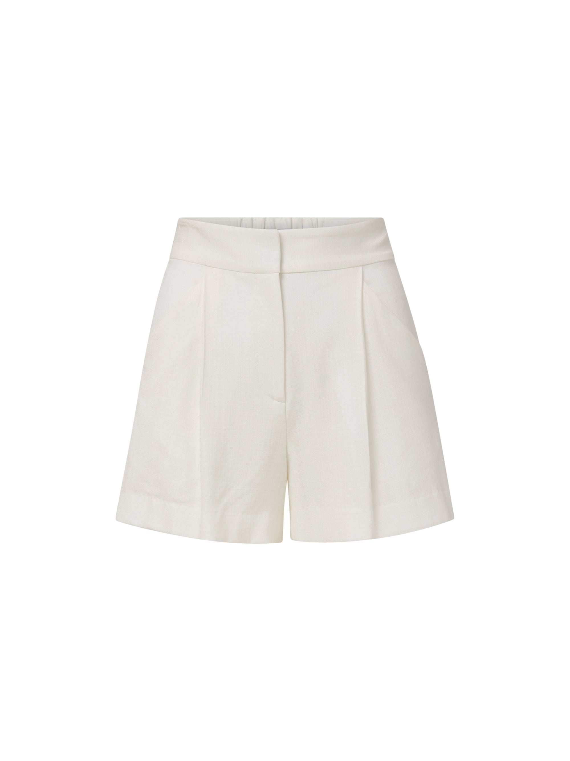 Veronica Beard Marbeau Pleated Short in Dove