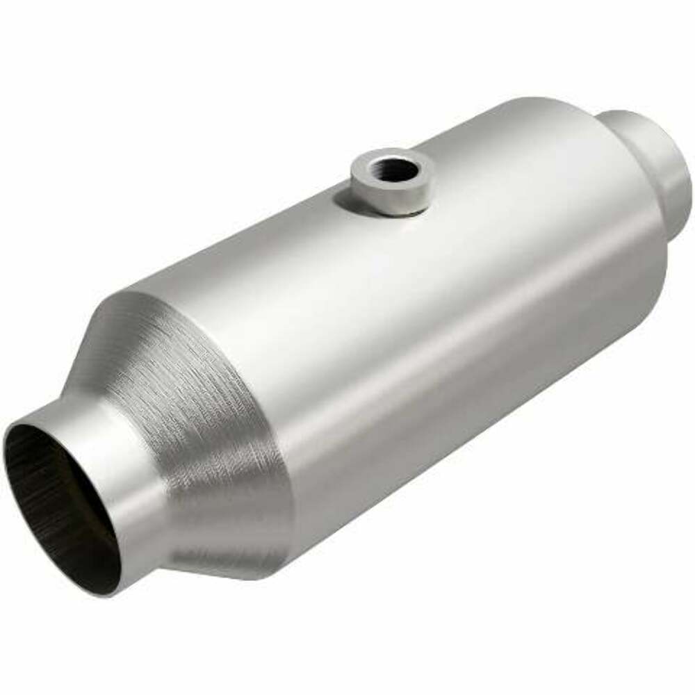 MagnaFlow universal catalytic converter 2.5 inch inlet/outlet stainless steel CARB compliant 5461336