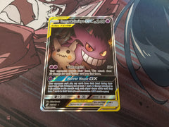 Pokemon Tag Team GENGAR & MIMIKYU GX 165/181 FULL ART HOLO RARE