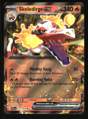 Skeledirge ex 2023 Pokemon Paldea Evolved Front of Card