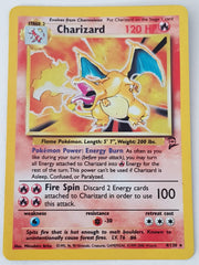 Pokemon Base Set 2 Charizard #4/130 Holo Trading Card