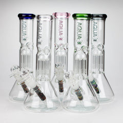 AQUA 10.5" Tree Arm Beaker Bong W/ Silicone Cap