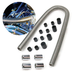 2006-2010 Infiniti M35/45 Corrugated Stainless Steel 12” Radiator Hose - UltraHose , Sport, X, M35, M45