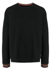 Paul Smith contrasting-trim detail cotton sweatshirt