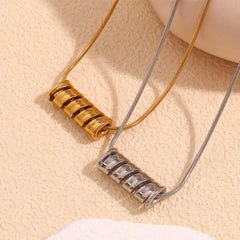 Spiral Spring Necklace