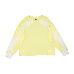FYI Yellow Sleeve Contrast Tee