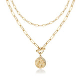 Dainty Sun Toggle Necklace