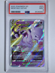 2022 Pokemon Go Mewtwo VSTAR 031/078 Holo - PSA 9