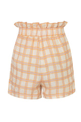 San Antonio Linen Short / Cream and Butter Scotch