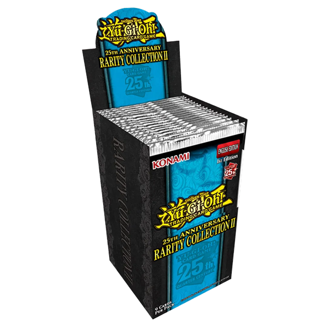 25th Anniversary Rarity Collection 2 Booster Box Display
