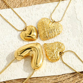 4pc Irregular Heart Jewelry Set