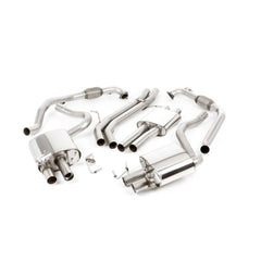 MILLTEK SSXAU679 Cat-back Quad 100mm GT100 ECA AUDI S5 3.0 V6 Turbo Coupe/Cabrio B9 (Non Sport Diff Models Only) Photo-0