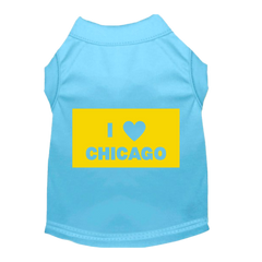 Sparky & Co I Love Chicago Logo Pet T-Shirt