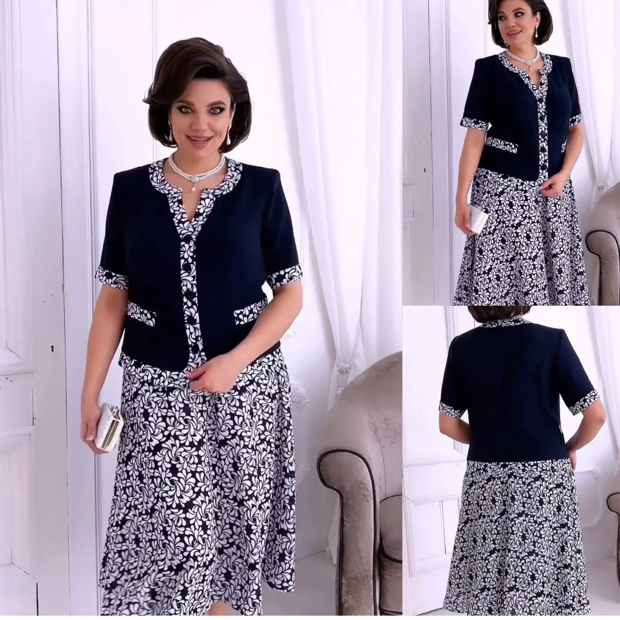 🔥❤️【S-5XL】❤️Najnowsza elegancka sukienka w 2025 roku