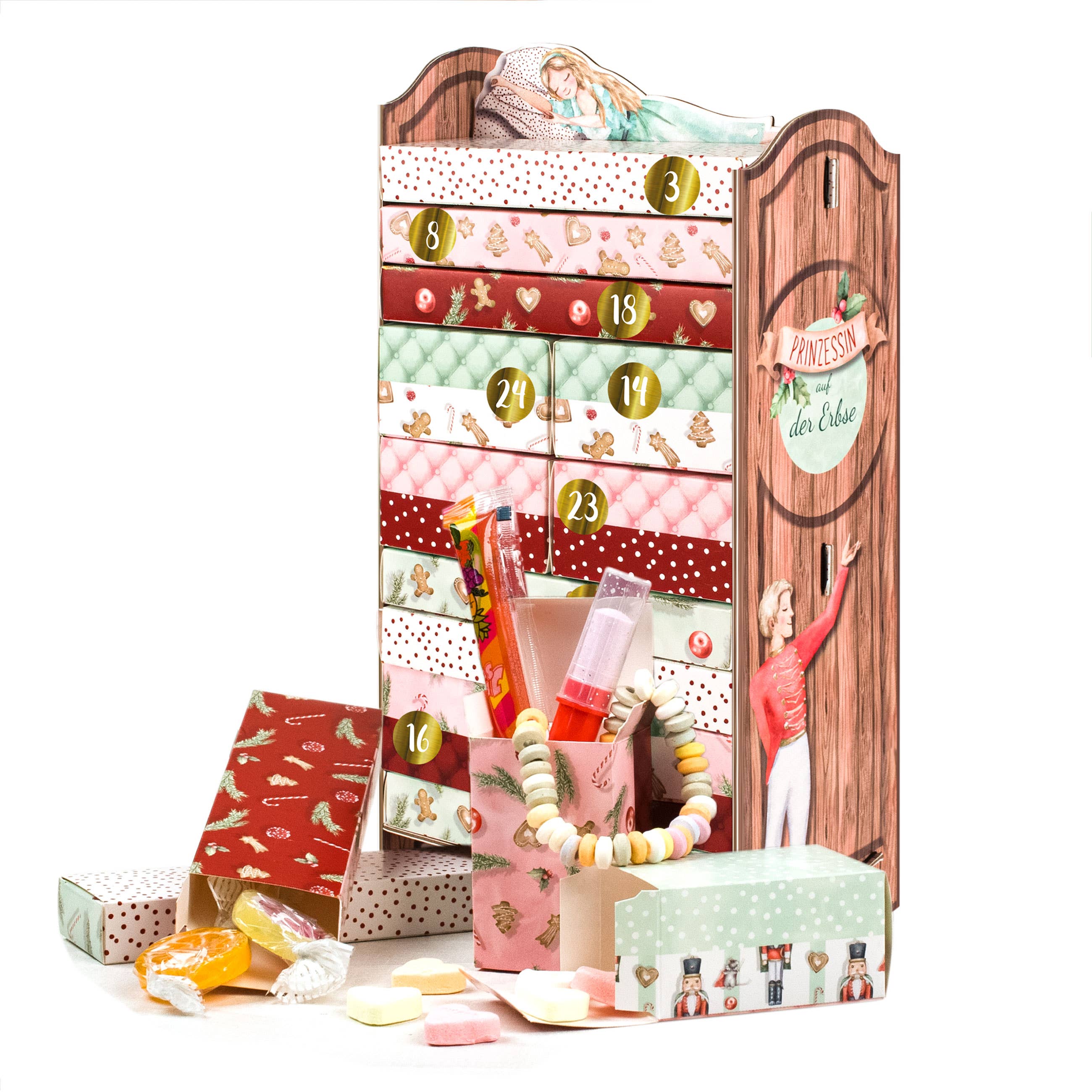 Prinsessen på ærten Pakkekalender - DIY Sæt Papierdrachen
