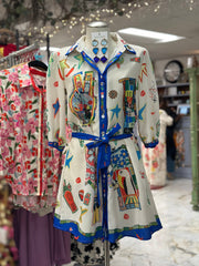Graffiti-Print Dress