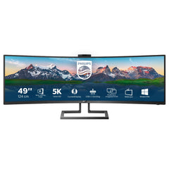 Mon 49Va 5120X1440 5Ms Hdmi Dp Usb Philips 499P9H/00 Mm 32:9 Curved