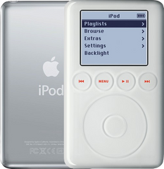 Used 40GB Classic Apple iPod 3rd Generation Refurbished with New Battery (M9245LL/A)